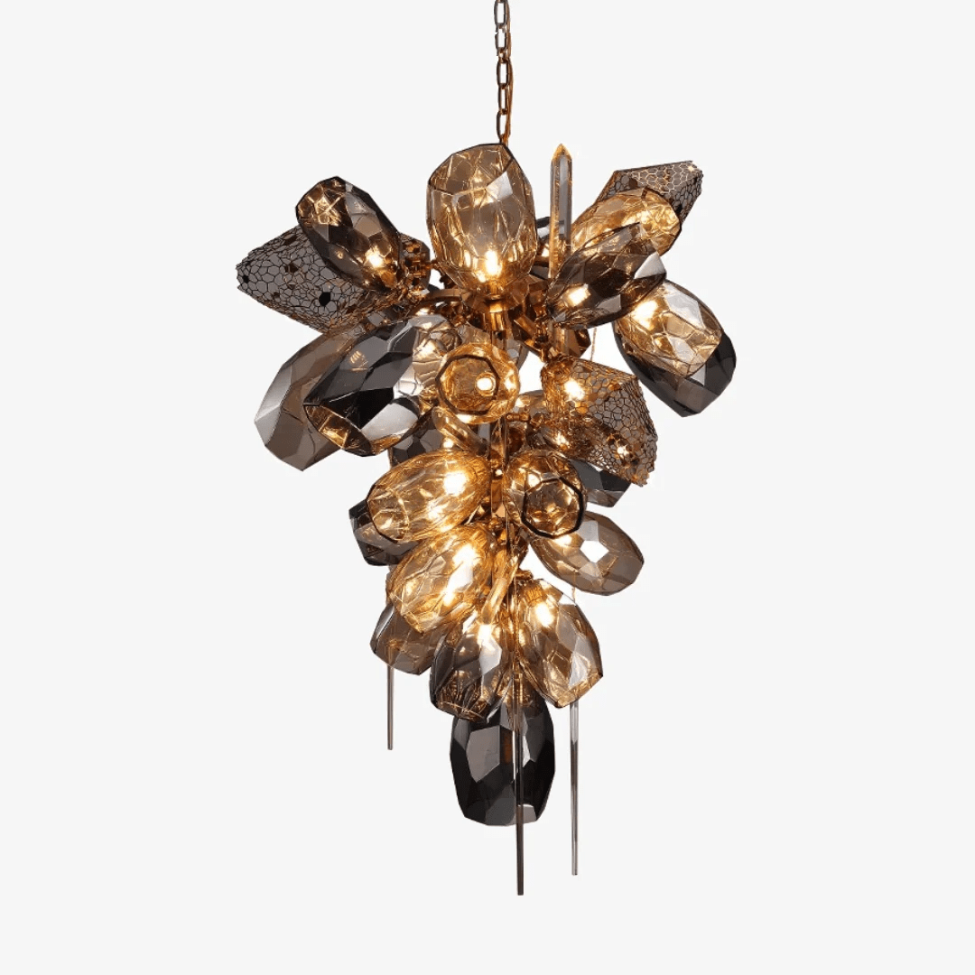Premium Modern Art Glass Crystal Chandelier by Bling Lighting Studio