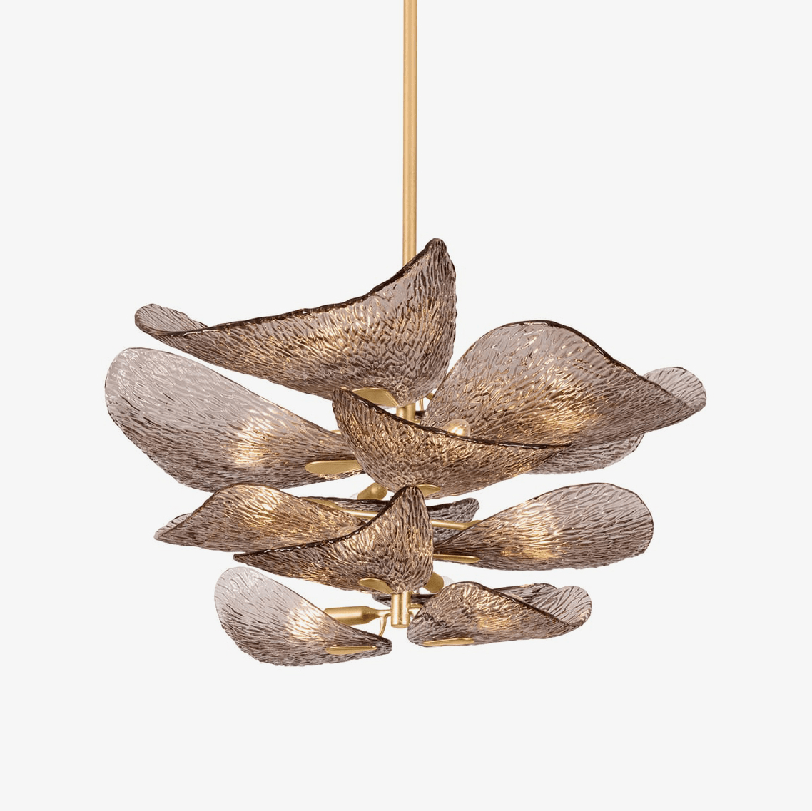 Cardiff Chandelier Glass lighting by Bling Lighting Studio