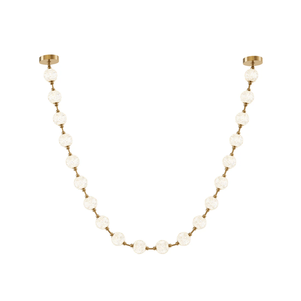 Strand Necklace Chandelier lighting by Bling Lighting Studio