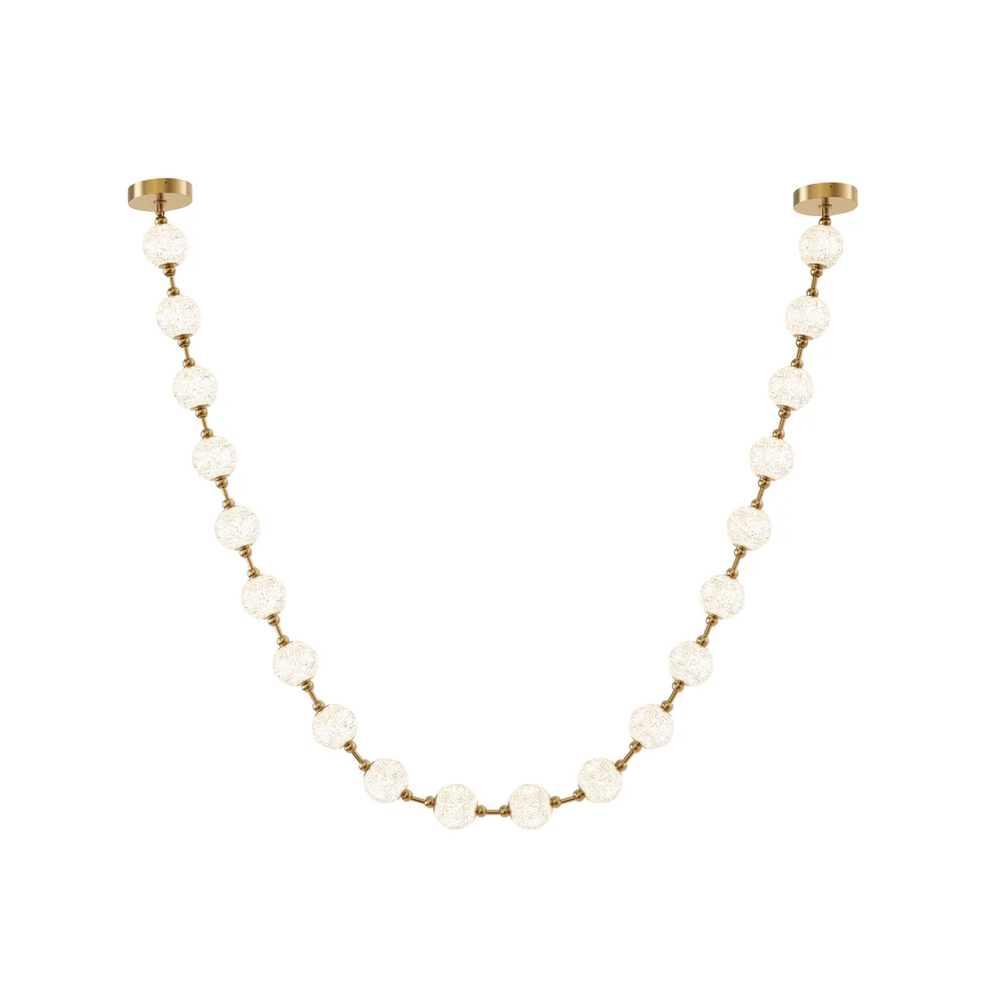Strand Necklace Chandelier lighting by Bling Lighting Studio