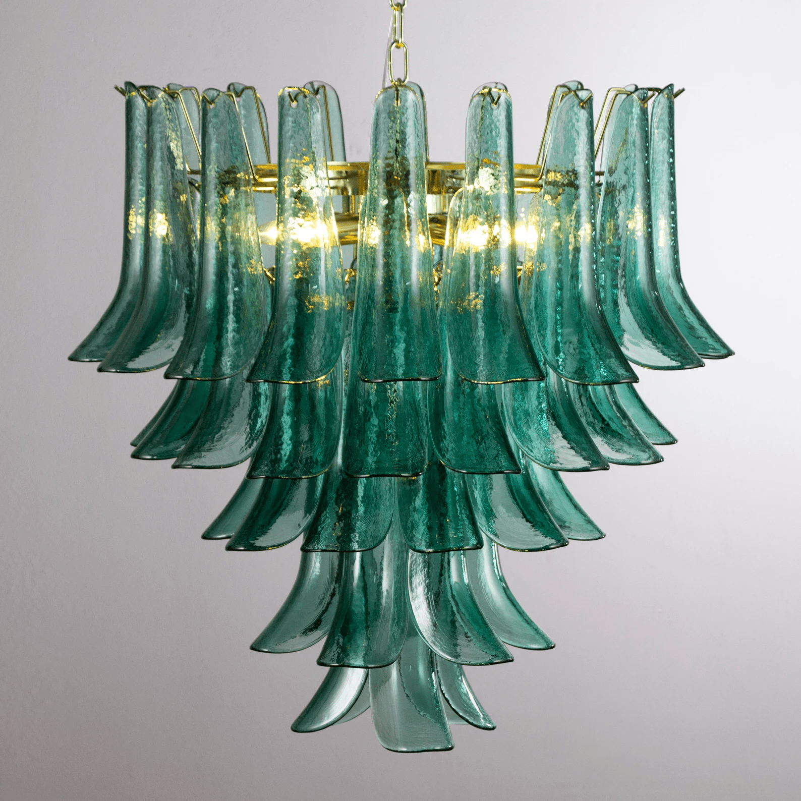 Petali Chandelier Glass lighting by Bling Lighting Studio