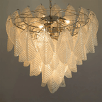 Glass Teardrop Chandelier Murano lighting by Bling Lighting Studio