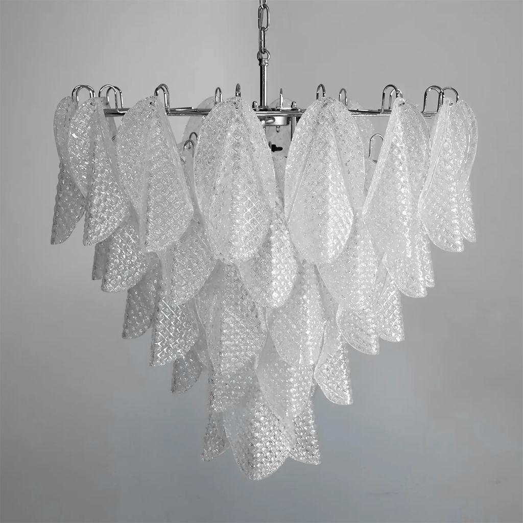 Glass Teardrop Chandelier Murano lighting by Bling Lighting Studio