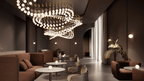 Pearl Curtain Customize Chandelier