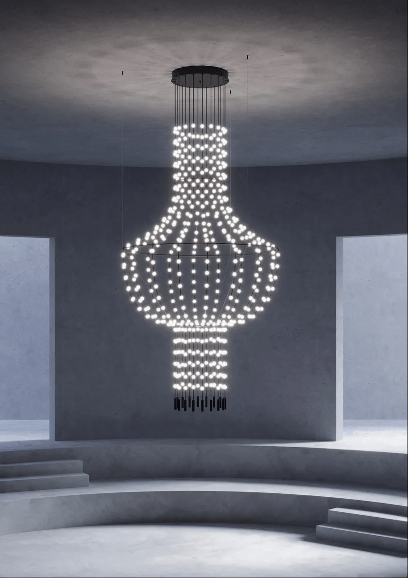Multidot Chandelier