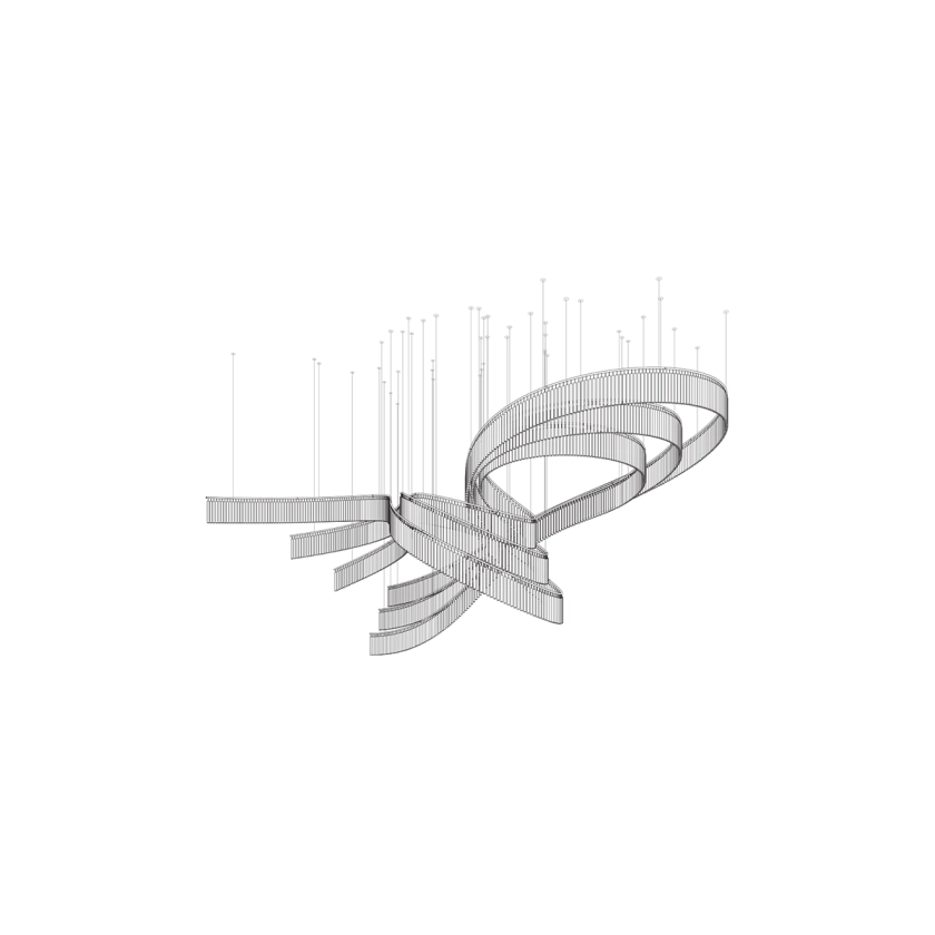 Luxury Fringe Waterfall Chandelier product image