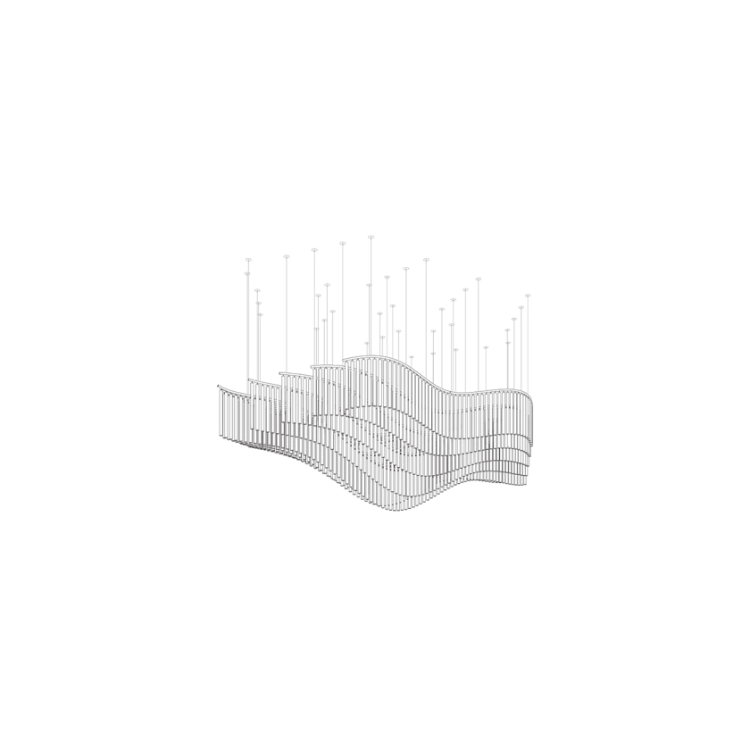 Luxury Fringe Waterfall Chandelier product image