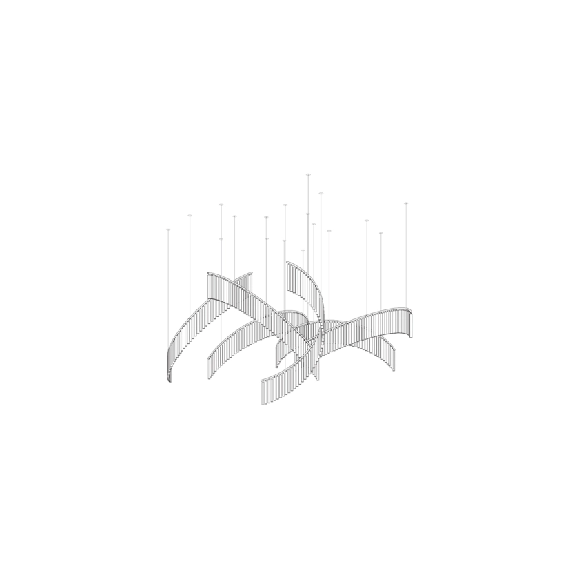 Luxury Waterfall Crystal Droplet Chandelier product image