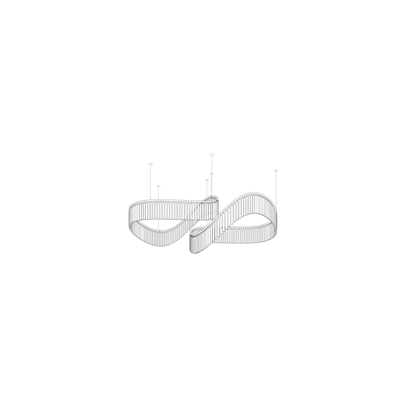 Luxury Waterfall Crystal Droplet Chandelier product image