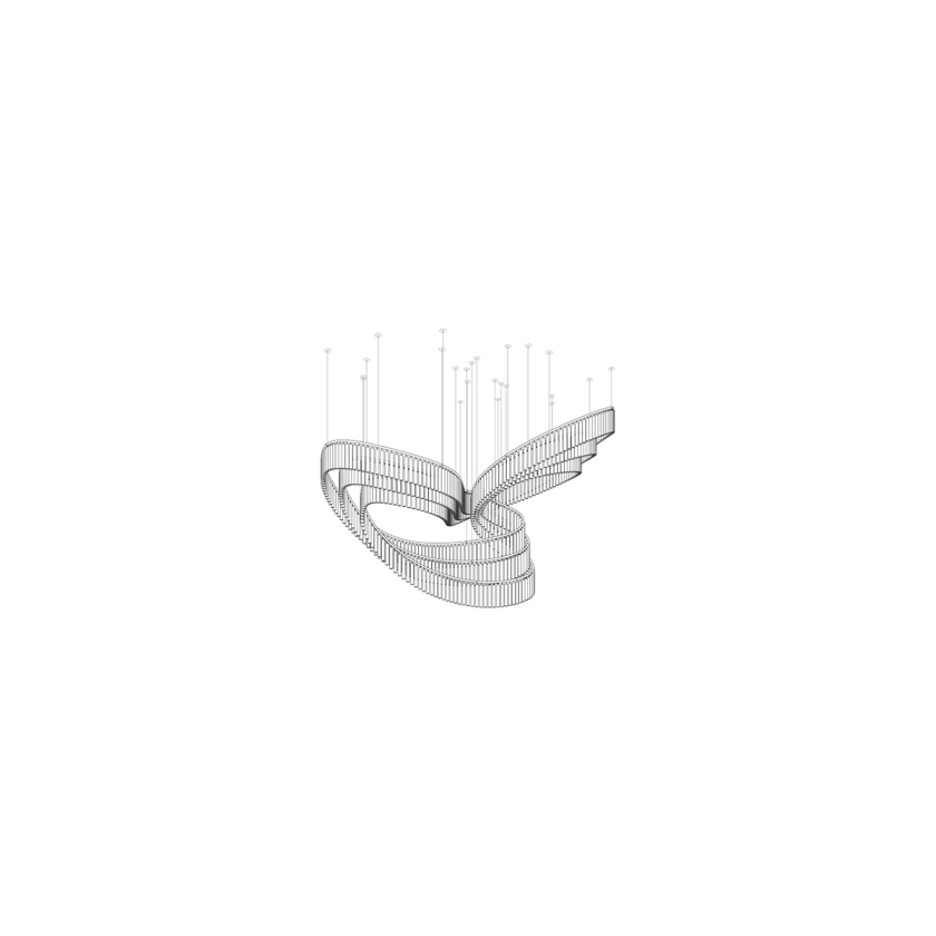 Luxury Fringe Waterfall Chandelier product image