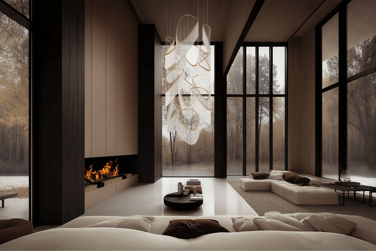 Luxury Waterfall Crystal Droplet Chandelier product image