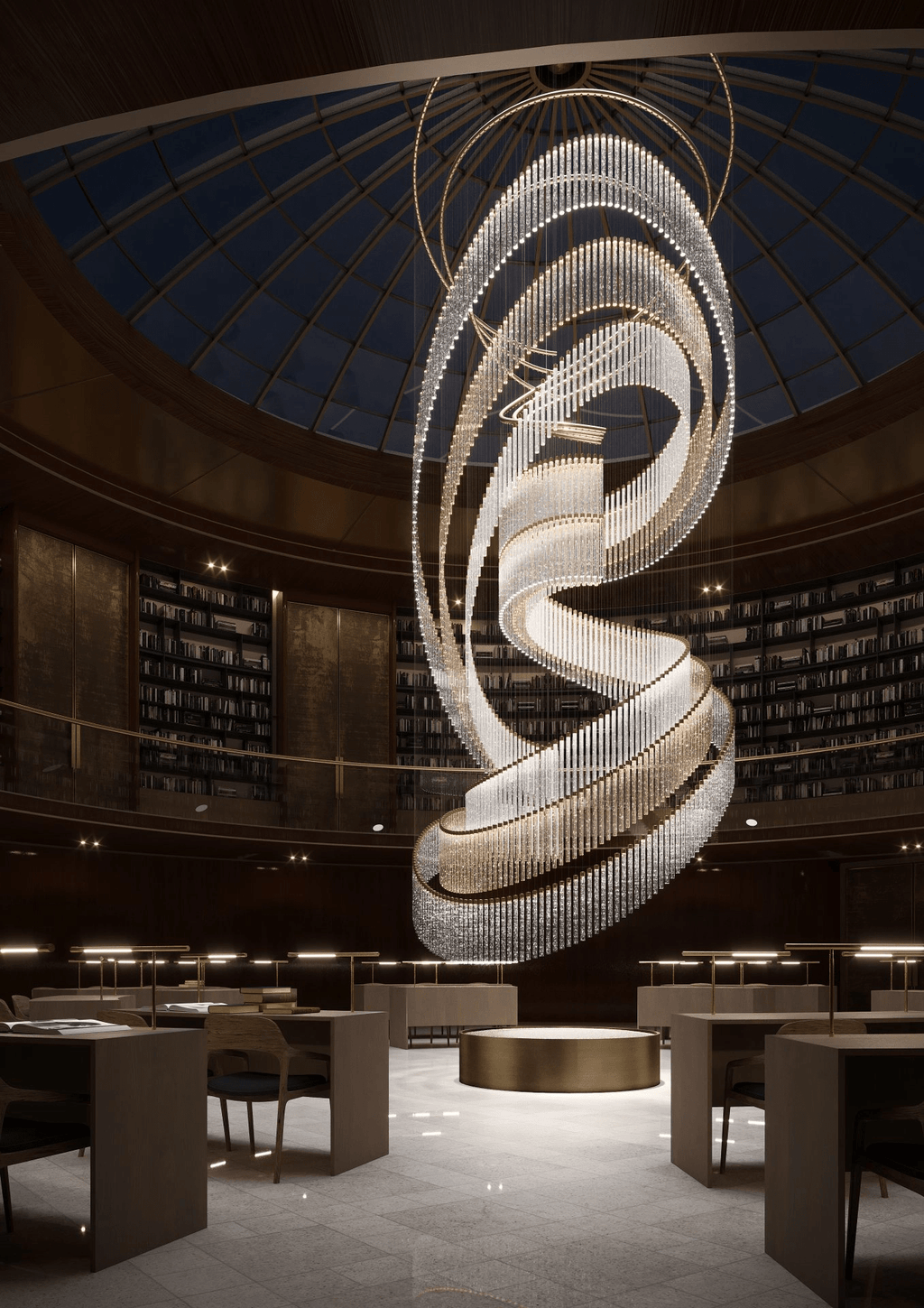 Luxury Waterfall Crystal Droplet Chandelier product image