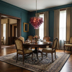 Amethyst Bloom Chandelier Glass lighting by Bling Lighting Studio