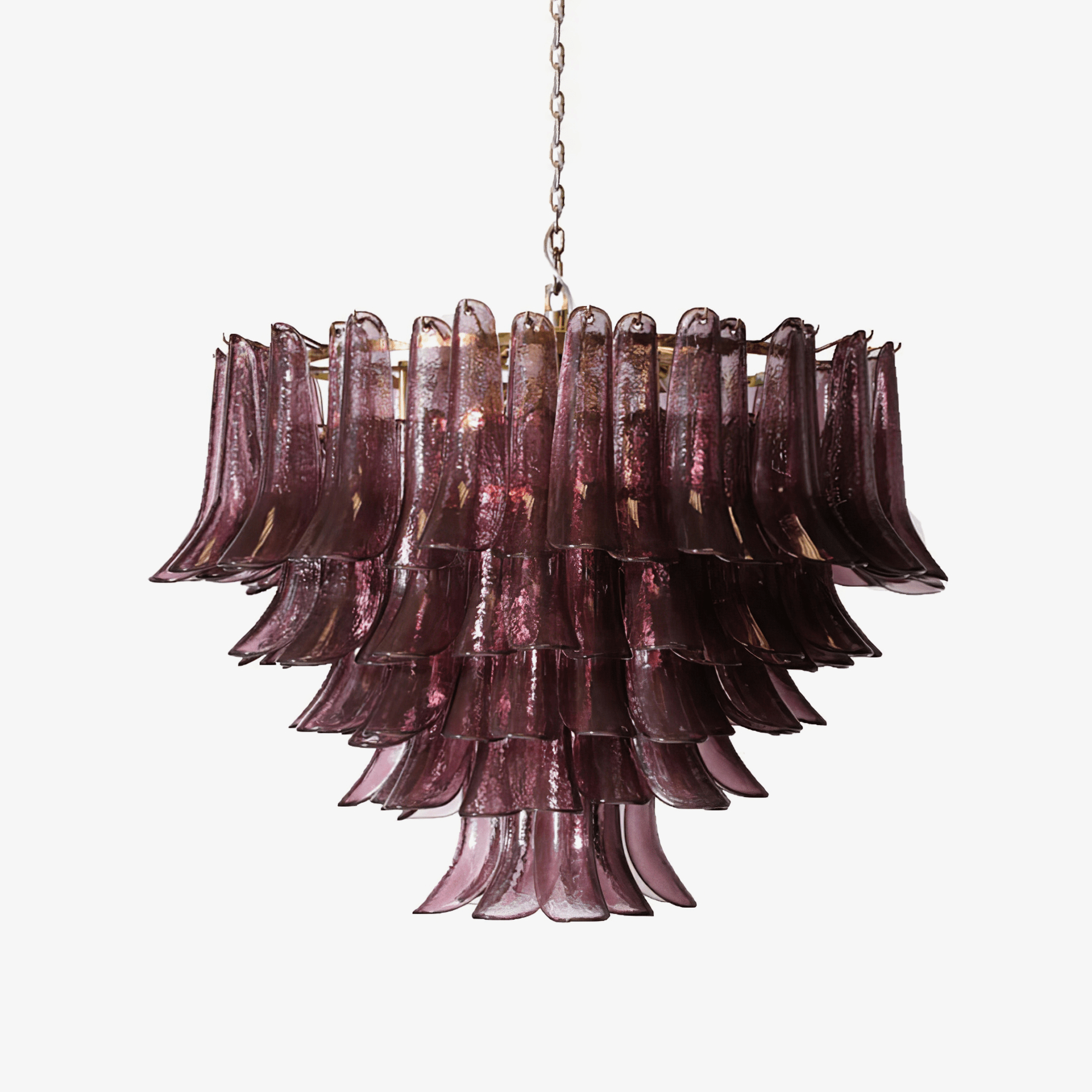 Amethyst Bloom Chandelier Glass lighting by Bling Lighting Studio