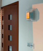 Aqua Cascade Sconce Glass lighting by Bling Lighting Studio