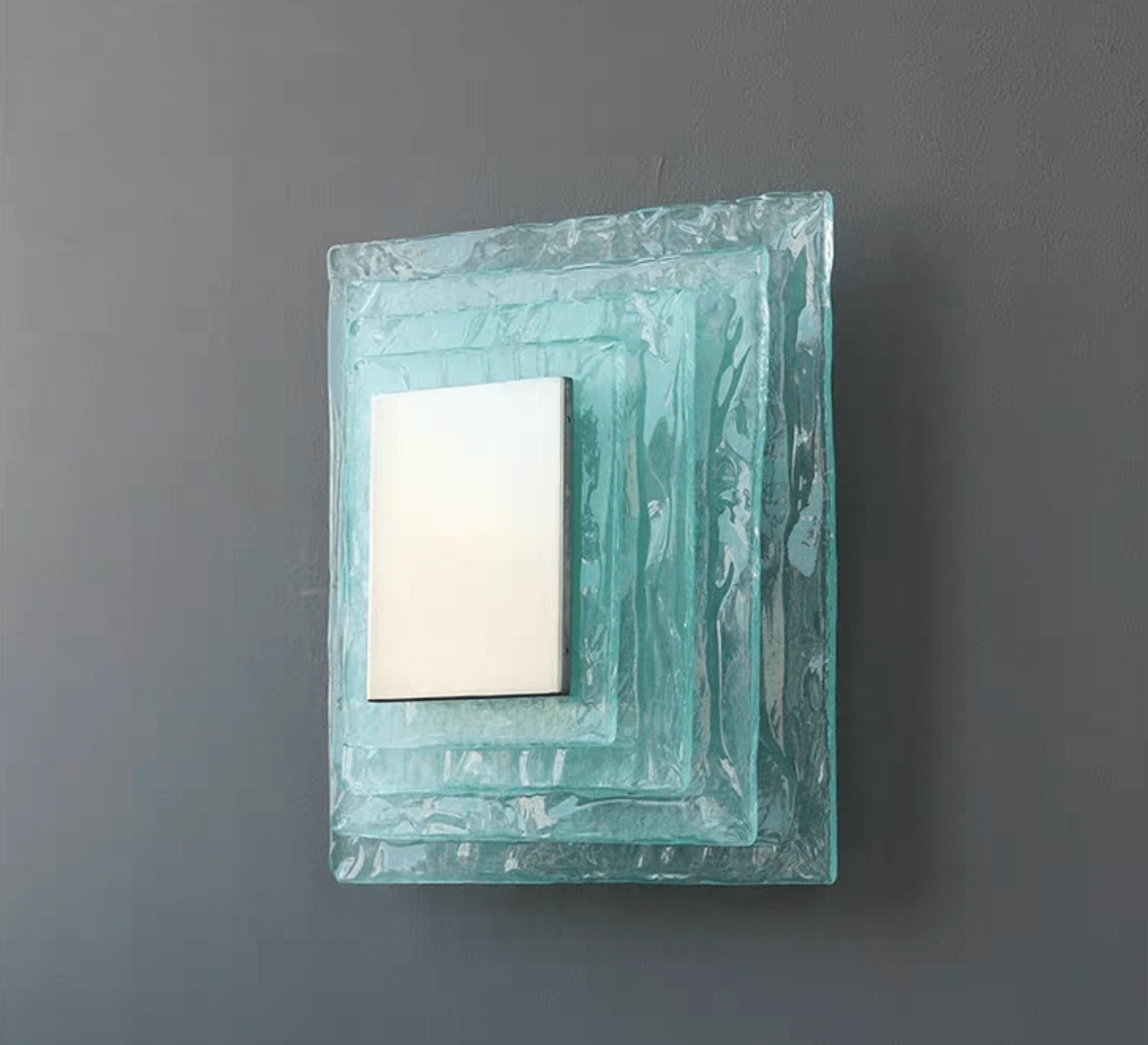 Aqua Cascade Sconce Glass lighting by Bling Lighting Studio