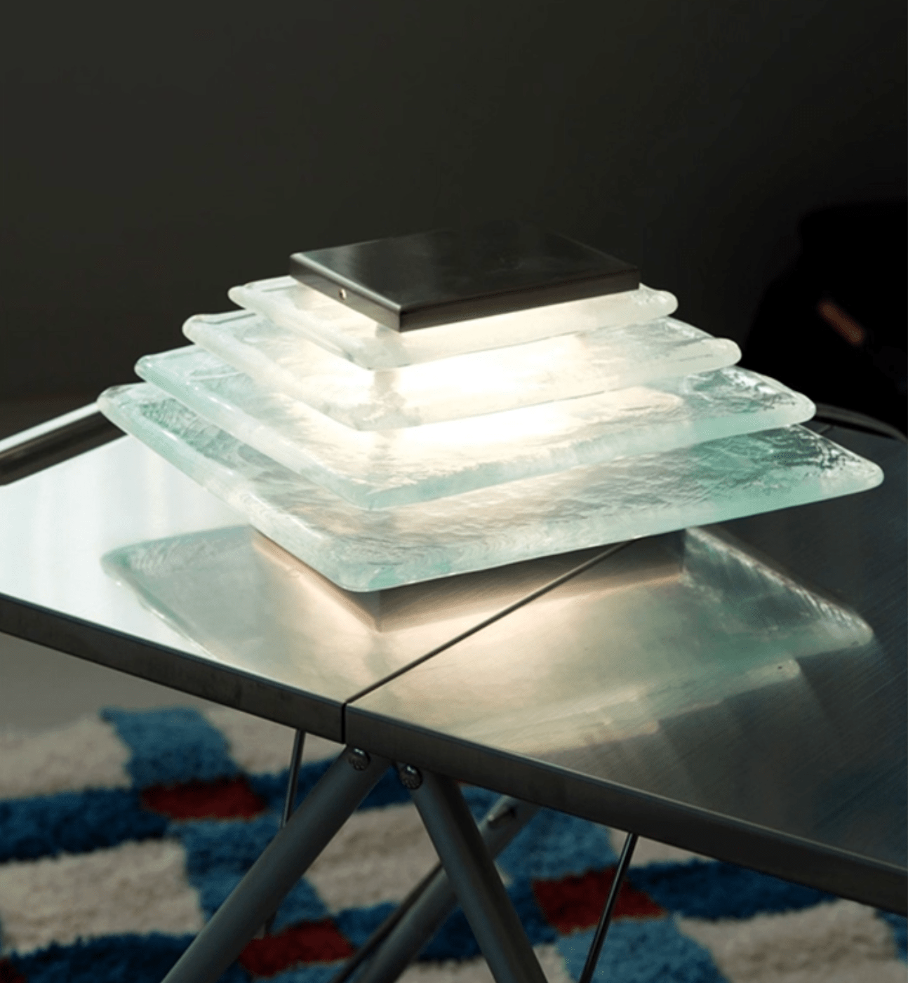 Aqua Cascade Sconce Glass lighting by Bling Lighting Studio