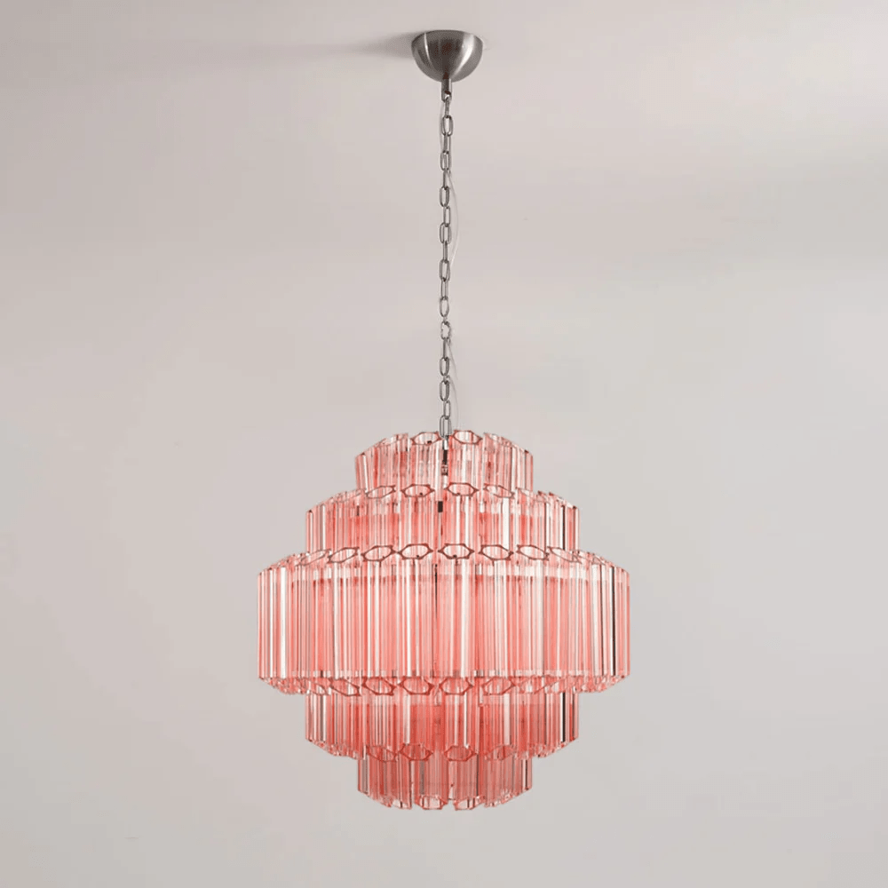 Aurum Cascade Glass Chandelier Murano lighting by Bling Lighting Studio