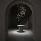 Tidal Art Glass Chandelier