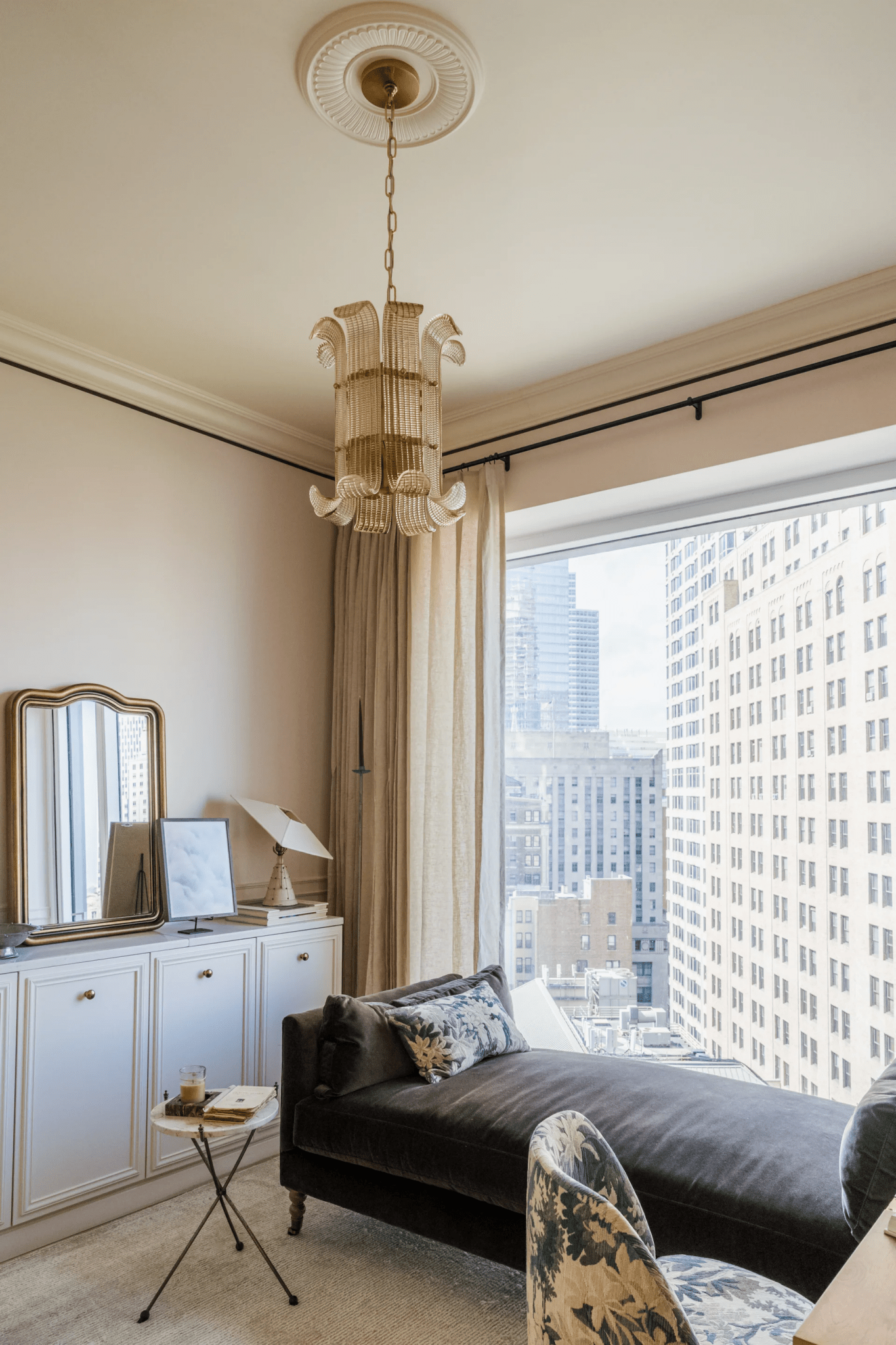 Brasher Small Chandelier Glass lighting by Bling Lighting Studio