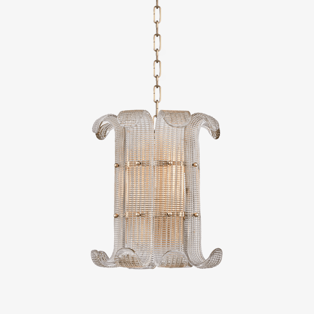Brasher Small Chandelier Glass lighting by Bling Lighting Studio