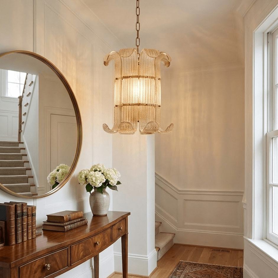 Brasher Small Chandelier Glass lighting by Bling Lighting Studio