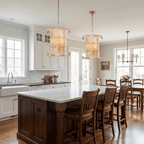 Brasher Small Chandelier Glass lighting by Bling Lighting Studio