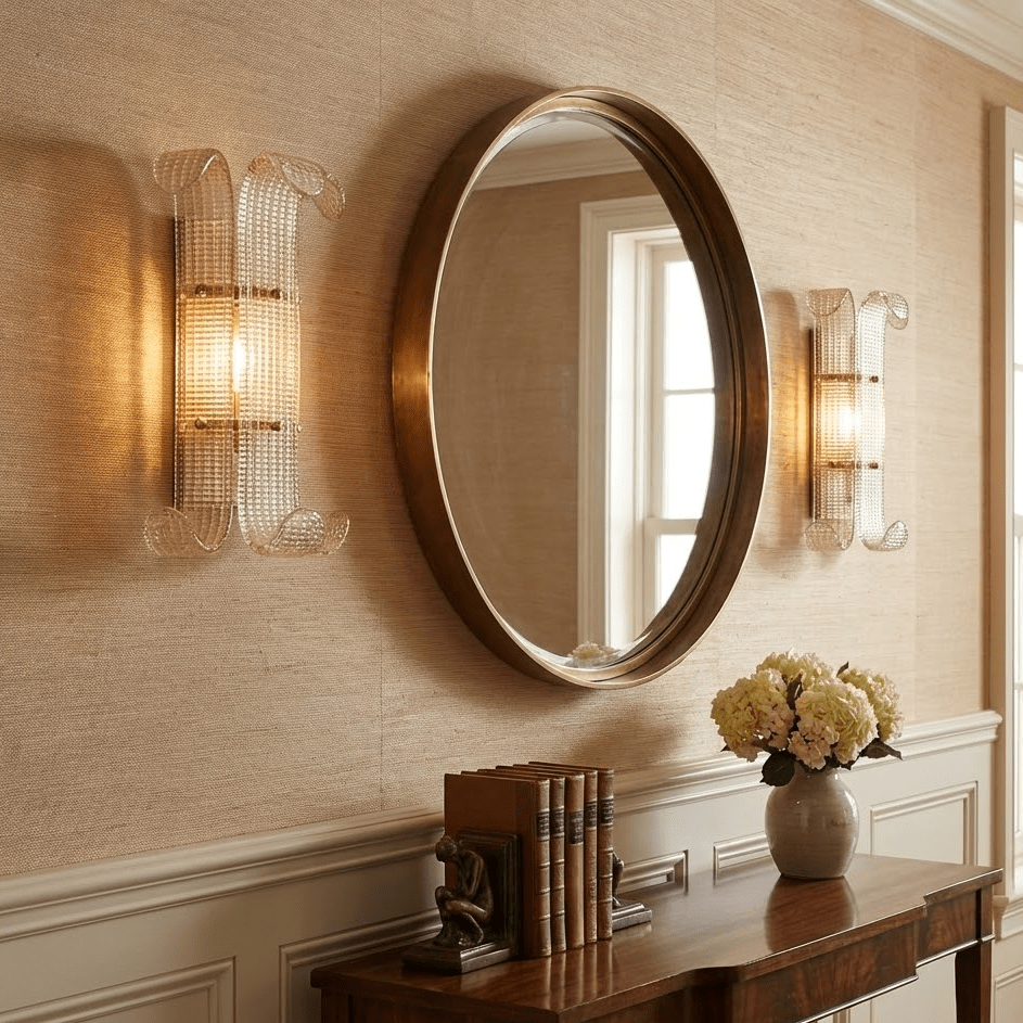 Brasher Wall Lamp Glass lighting by Bling Lighting Studio