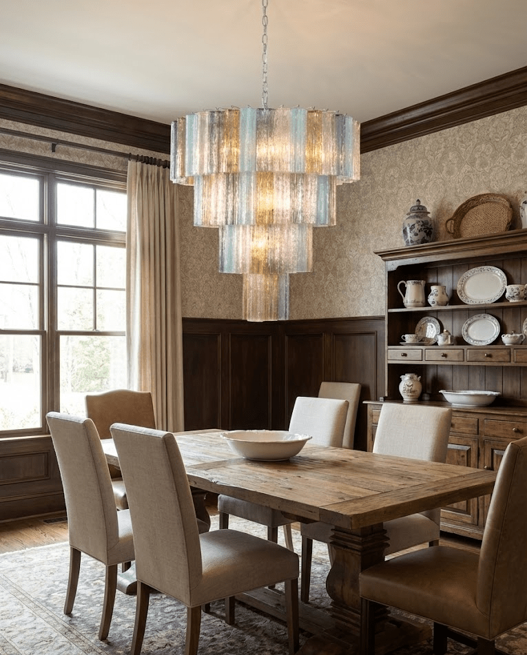 Modern Lustrava Tube Chandelier product image