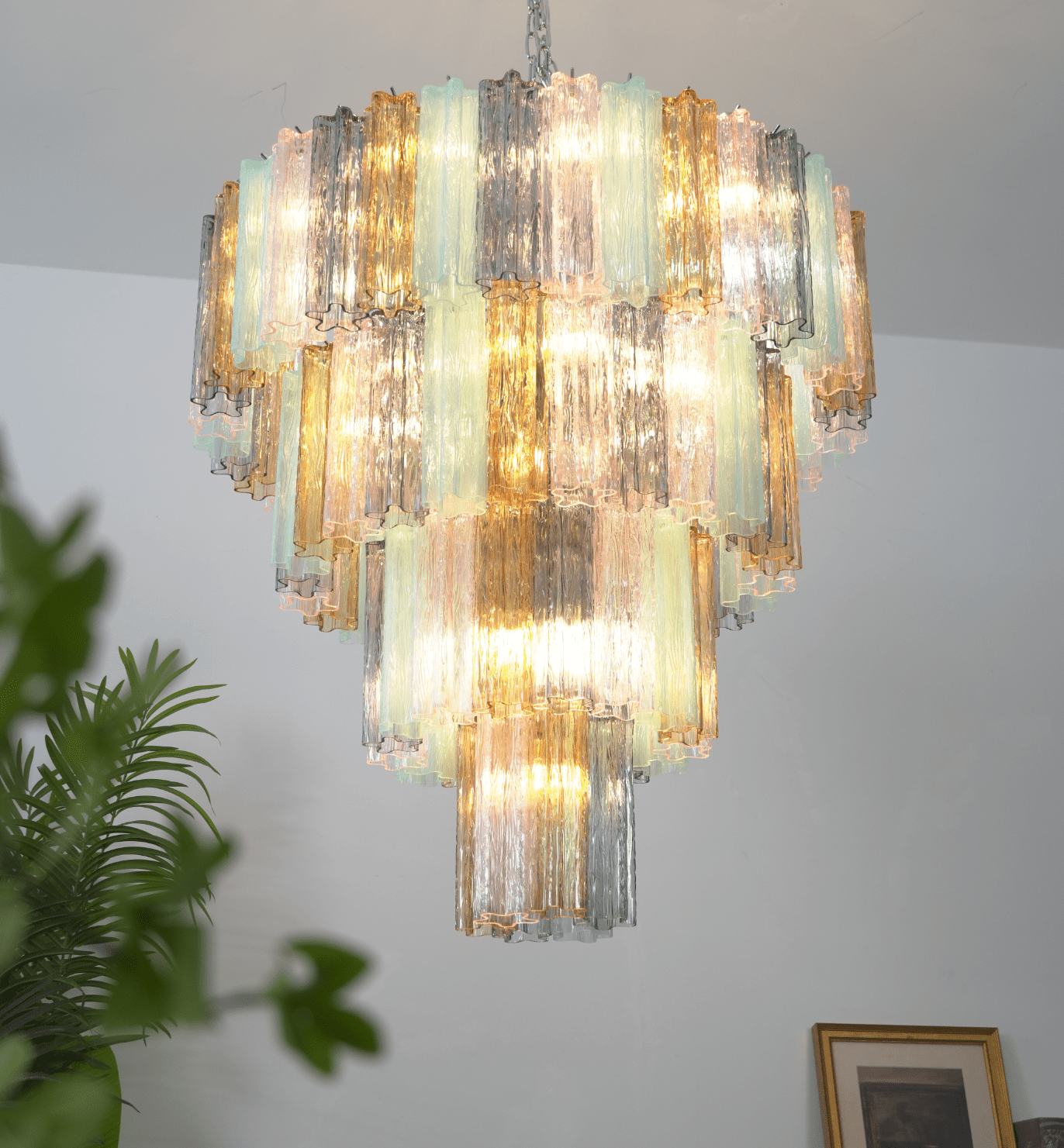 Modern Lustrava Tube Chandelier product image