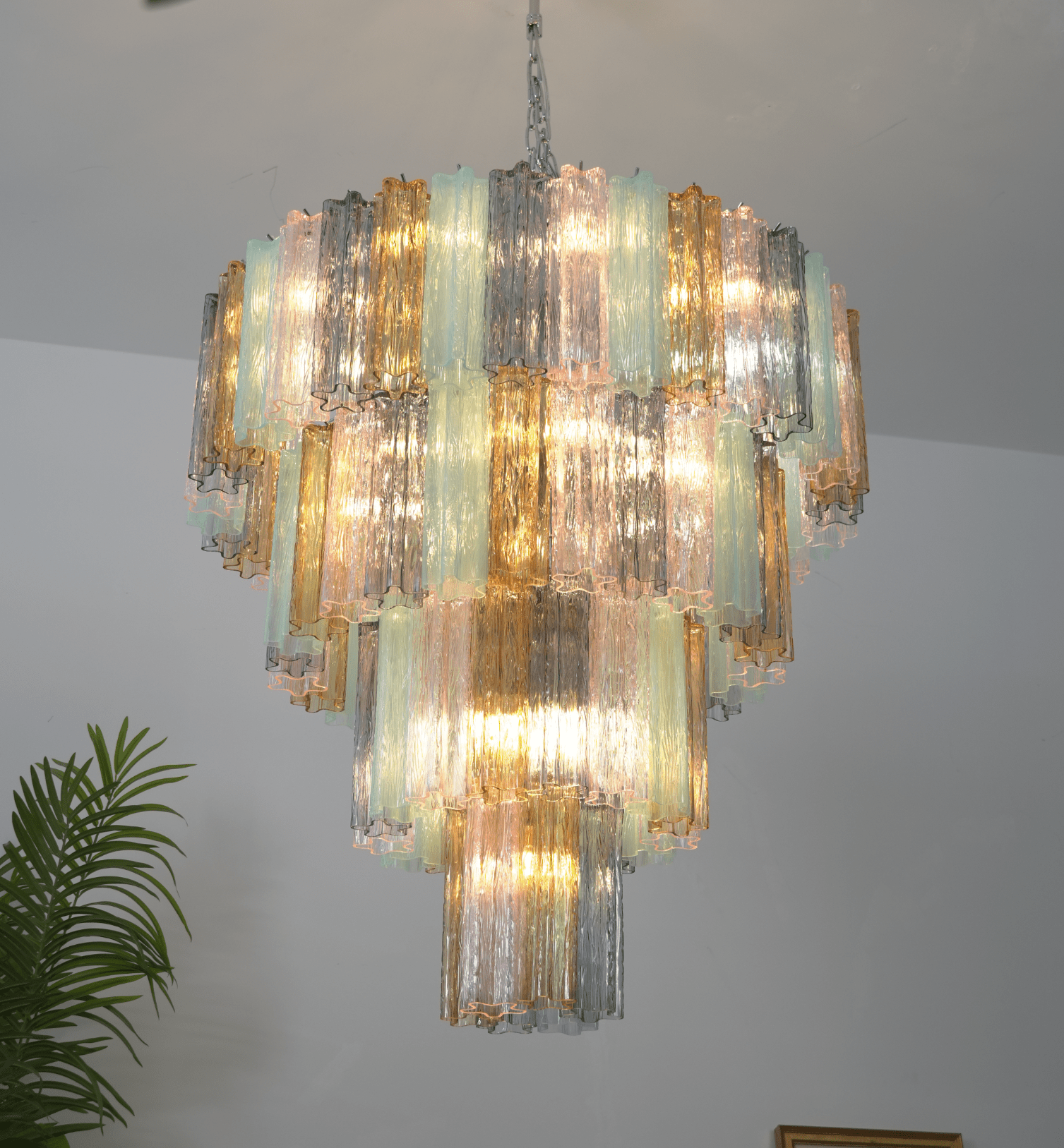 Modern Lustrava Tube Chandelier product image