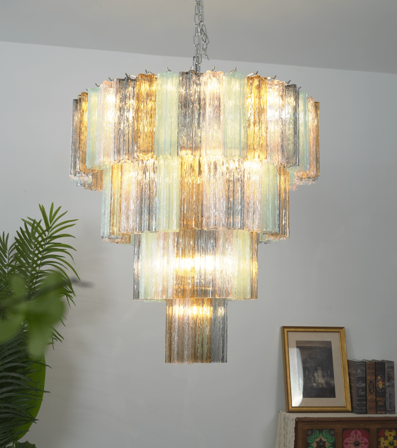 Modern Lustrava Tube Chandelier product image