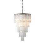 Cascadoria Chandelier Glass lighting by Bling Lighting Studio