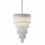 Cascadoria Chandelier Glass lighting by Bling Lighting Studio