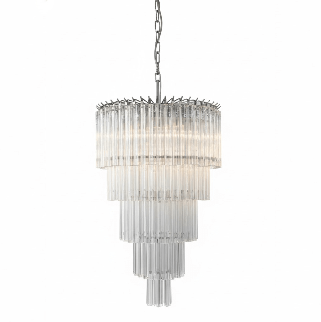 Cascadoria Chandelier Glass lighting by Bling Lighting Studio