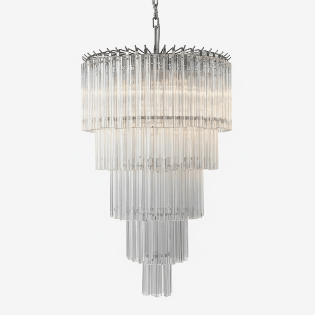 Cascadoria Chandelier Glass lighting by Bling Lighting Studio
