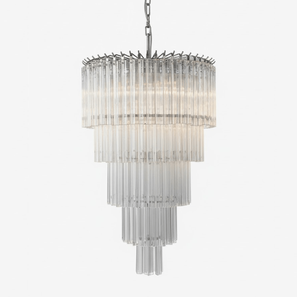 Cascadoria Chandelier Glass lighting by Bling Lighting Studio
