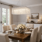 Crystal Frame Chandelier Crystal lighting by Bling Lighting Studio