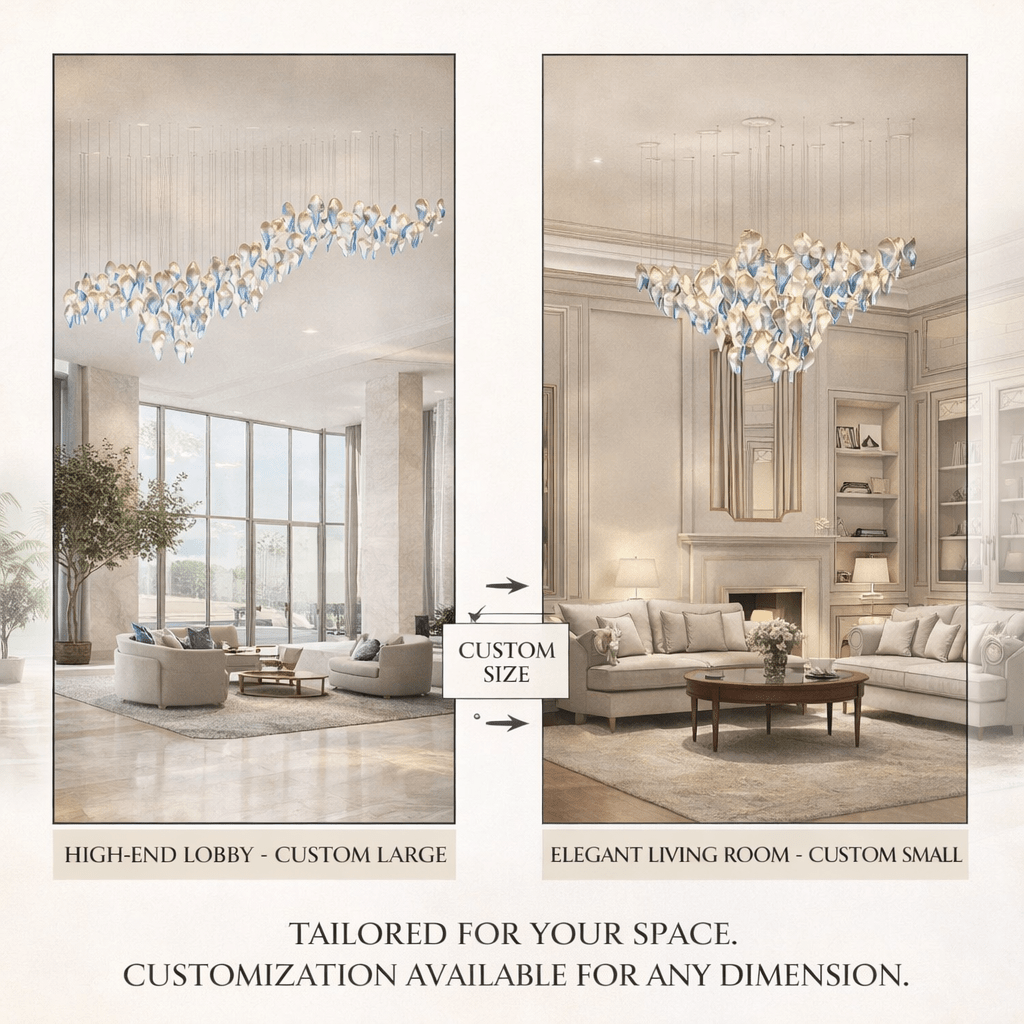 Ocean Drift Blown Glass Customize Chandelier