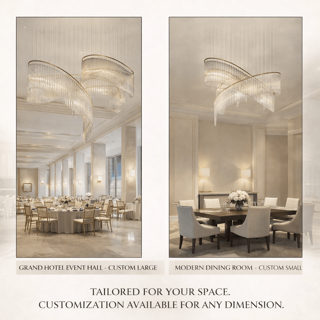 Luxury Fringe Waterfall Chandelier product image
