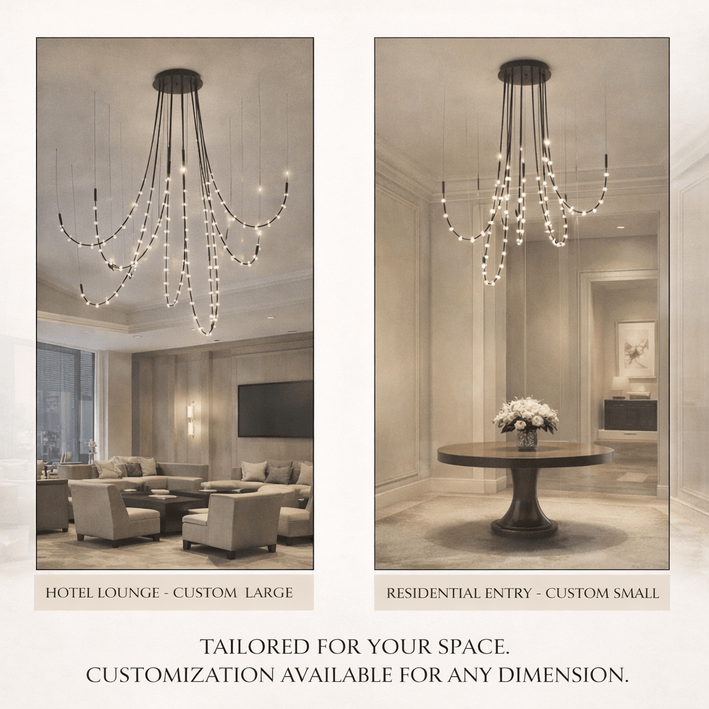 Minimalist Multiple Light Point Chandelier product image