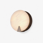 Solaris Halo Alabaster Wall Light
