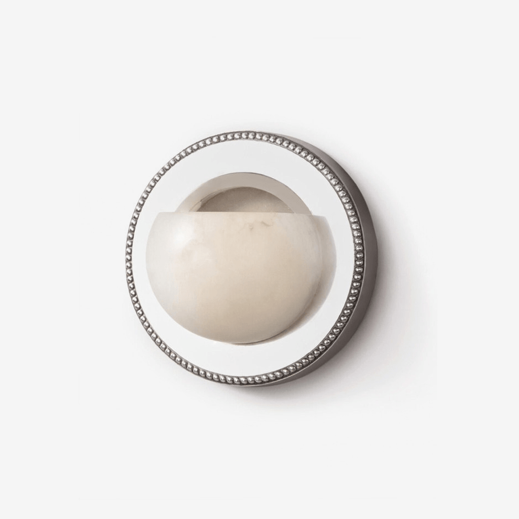 Orbit Pearl Alabaster Wall Light