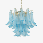 Azure Drift Glass Chandelier Glass lighting by Bling Lighting Studio