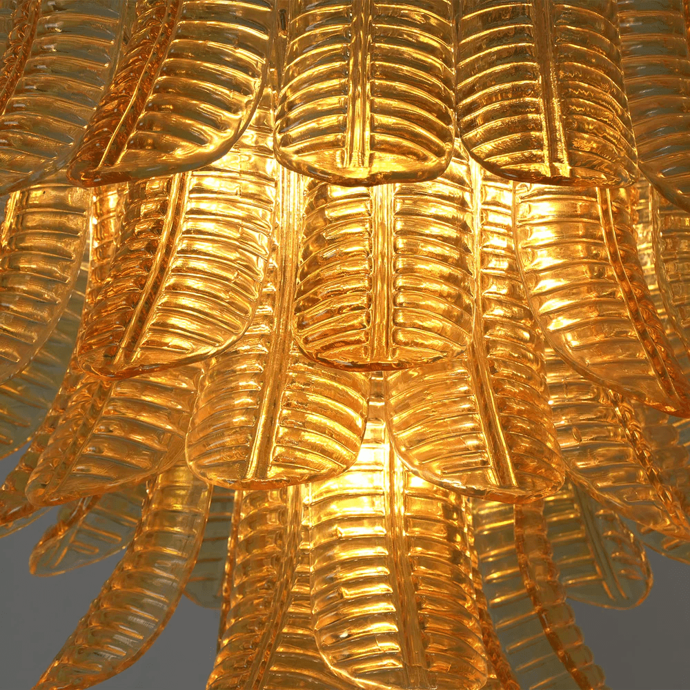 Aurelium Cascade Glass Chandelier Glass lighting by Bling Lighting Studio