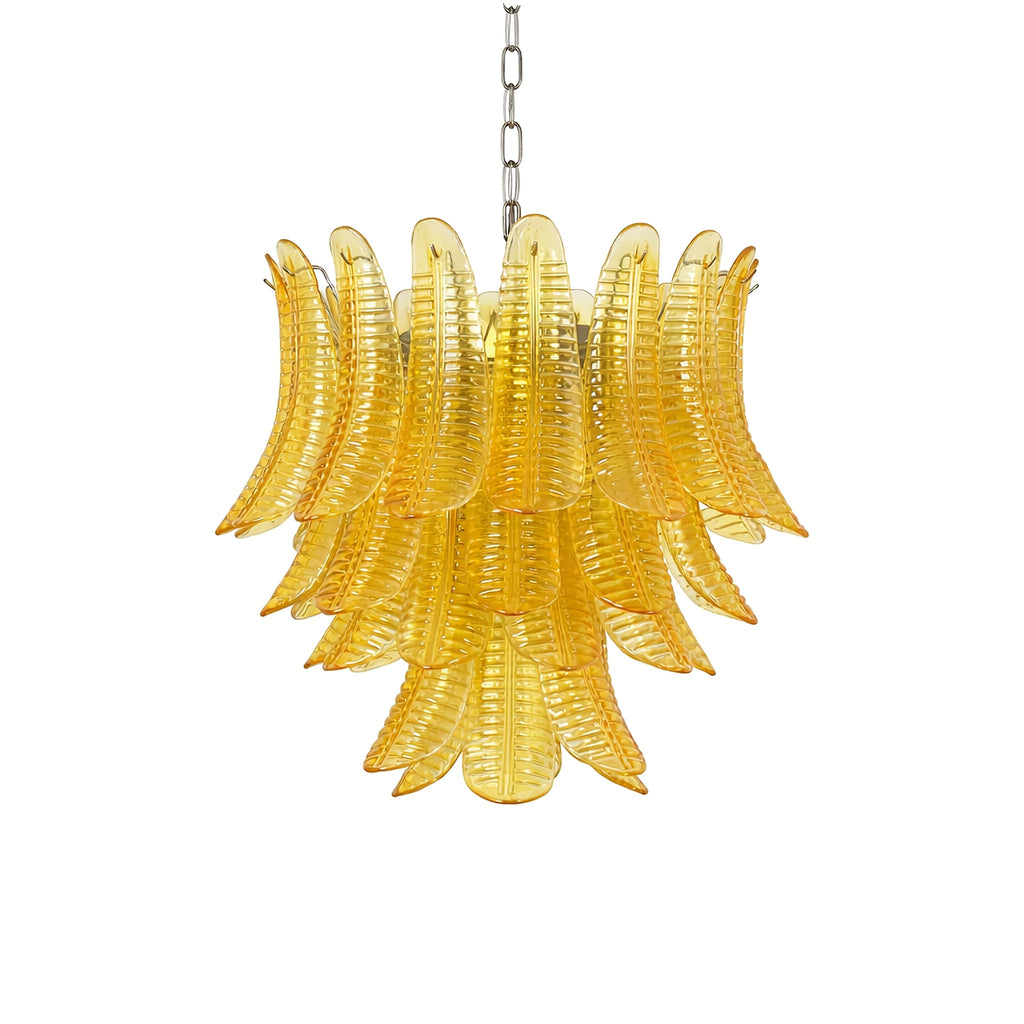 Aurelium Cascade Glass Chandelier Glass lighting by Bling Lighting Studio
