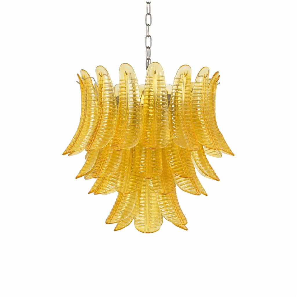 Aurelium Cascade Glass Chandelier Glass lighting by Bling Lighting Studio