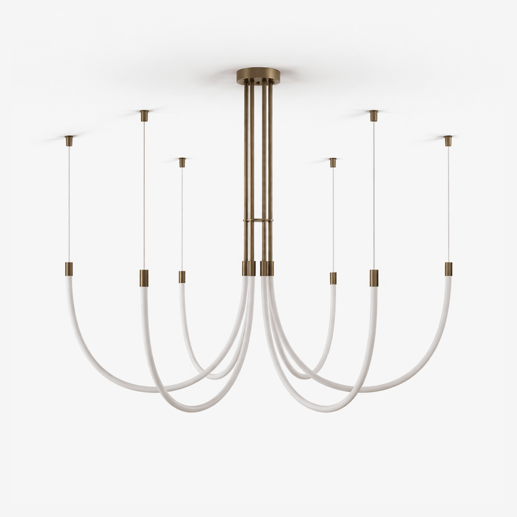 Serpentine Halo Chandelier