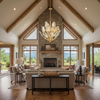 Tarot Modern Glass Chandelier