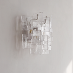 Stacked Glass Wall Sconce